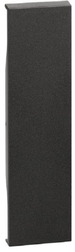 Лицевая панель Legrand BTicino Living Now для 1-м. 1 мод. заглушки черный картинка